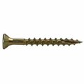 Swivel No. 8 x 2 in. Construction Wood Screw, Gold SW2811948